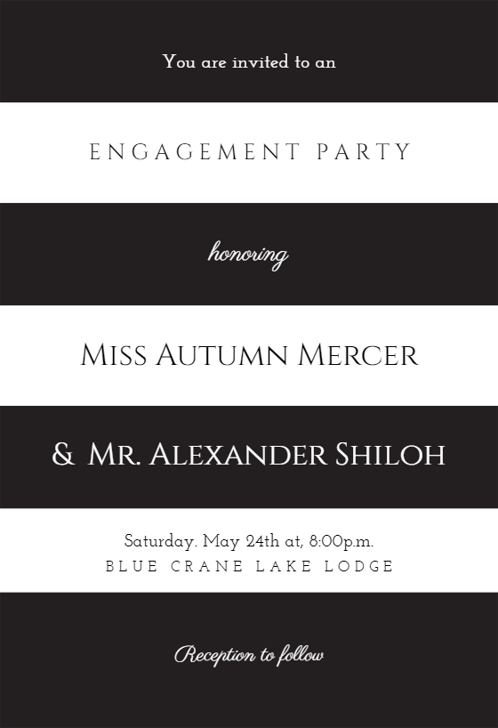 Newly Minted Engagement Party Invitation Template (Free) Greetings